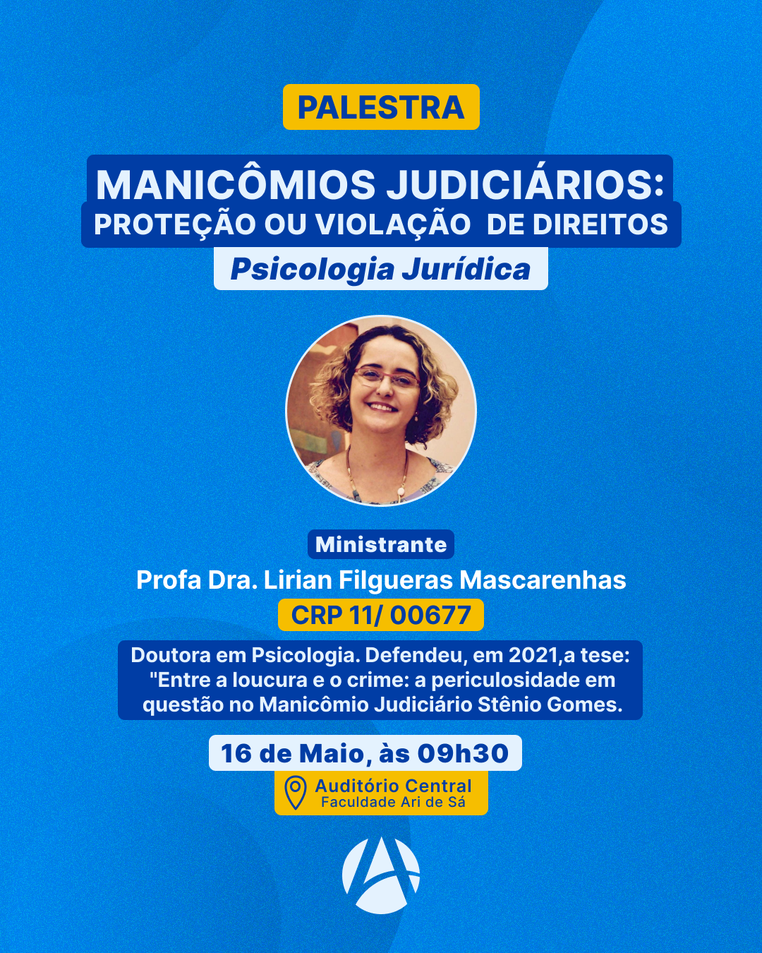 Palestra Psicologia Jurídica Palestra Psicologia Jurídica